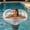 White, variant on TOUMENY Love-Shaped Swim Ring Extra-Thick Anti-Roll Inflatable Pool Float, Inflatable Swimming Accessory with Sturdy Handles for Stability, Swim Rings for Adults with Gold Sparkles for Water