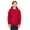 Sport Red, variant on Team 365 TT96Y Youth Zone HydroSport Heavyweight Pullover Hooded Sweatshirt