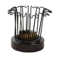 thumbnail image 1 of Rana decorativa para arreglos florales, herramienta reutilizable, diseño compacto, ideal para centros de mesa. Negro, 1 of 9