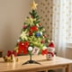 thumbnail image 1 of Adornos navideños, mini árbol de Navidad, pequeño árbol de Navidad con luces LED, adornos navideños artificiales de mesa, decoración navideña para interiores, árboles de plástico de 45 cm., 1 of 6
