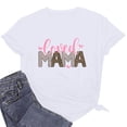 thumbnail image 3 of Nrmvnmi Mothers Baseball Tee Shirt for Women Short Sleeve Letter Printed Graphic Mom Gifts Tee Shirts Mothers Day Gifts, 3 of 4