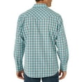 thumbnail image 2 of Wrangler Men's Long Sleeve 2 Pocket Plaid Woven Western Shirt, 2 of 5