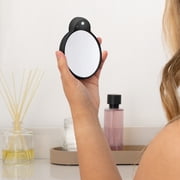 Zadro LED Compact Mirrors with 10X or 15X Magnification & Retractable Suction Cups