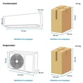 thumbnail image 4 of Minisplit Hisense Inverter 1Tonelada 12,000BTU´s Solo Frío 220V Blanco, 4 of 4