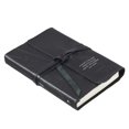 thumbnail image 4 of Commit To The Lord - Proverbs 16:3 Black Classic Full Grain Leather Writing Journal/Notebook Wrap Closure, 400 Lined Pages w/Inspirational Scripture, 6 x 8.5 Inches, 4 of 6