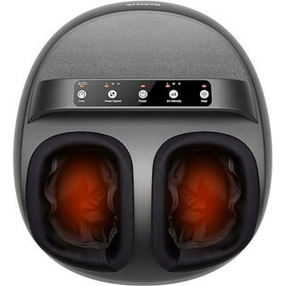Nekteck Shiatsu Foot Massager Machine with Soothing Heat, Deep Kneading Therapy, Air Compression, Improve Blood Circulation and Foot Wellness,Relax