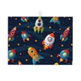 thumbnail image 1 of Balery Spaceships and Stars Alfombrilla de Secado para Cocina, 18x24 Pulgadas, Súper Absorbente para Platos y Encimeras, 1 of 7