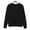 Black women fall long sleeve sweaters a1, variant on Tusihei Women Fall Long Sleeve Solid Casual Pullover Tops Basic Knit Sweater Blouse Layer Sweatshirt Cozy Autumn Outfit, White L