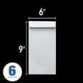BAZIC White Catalog Mailing Envelope 6" x 9" Self Seal Envelopes, 6