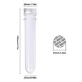 thumbnail image 3 of 30 PCS 40ML Plastic Test Tubes with Screw Caps Reusable Transparent Container Tubes Transparent Test Tube, 3 of 7