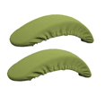 thumbnail image 2 of 2 Fundas Blandas para Brazos Soledad Verde Silla de oficina Cubierta de reposabrazos, 2 of 7
