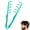 Green, variant on Texture Comb for Men & Women, Root Lifting Hair Shaping Tool, Wide Spacing Teeth, Lightweight ABS Grip(Gray)