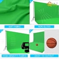 thumbnail image 3 of Easy-Going 10Wx16L ft Green Background Muslin Backdrop,Photo Studio,Collapsible High Density Screen for Video, 3 of 5