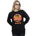 thumbnail image 2 of DC Comics Womens Flèche Gros Ventre Logo Sweatshirt, 2 of 5