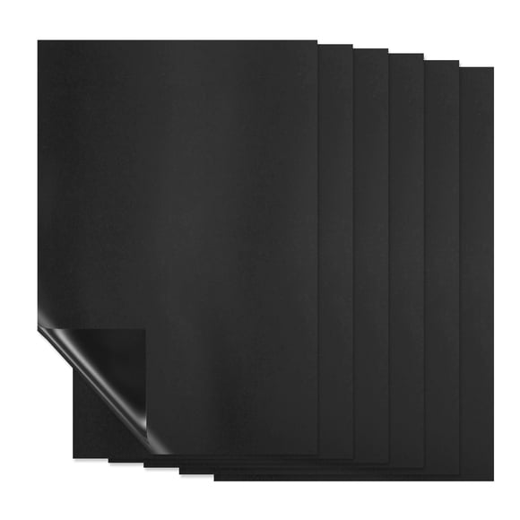 Uxcell Magnetic Dry Erase Board Sheet for Fridge - Kitchen Organizer and Planner Black