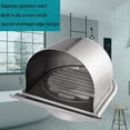 thumbnail image 4 of 6Inch 150mm Waterproof Stainless Steel Vent Vent Hood Anti-Corrosion Exhaust Extractor for Wall Air, 4 of 5