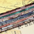 thumbnail image 2 of HOOUN 10 Strand Natural Assorted Stones Tube Spacer Loose Beads For Jewelry Making 15"-Amethyst, 2 of 8