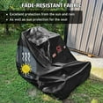 thumbnail image 4 of IC ICLOVER Zero-Turn Mower Cover, Heavy Duty 600D Riding Lawn Mower Covers, Waterproof Universal Fit with Storage Bag, Tractor Cover Up to 60" Decks, 4 of 7