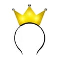 thumbnail image 2 of 3 Jeweled Yellow Princess Crown Headbands, 2 of 2