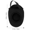 thumbnail image 2 of HEALEEP 1Pair Windproof Cycling Shoe Covers Durable Non Slip Black Overshoes for Outdoor Riding, 2 of 8