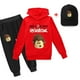 thumbnail image 2 of Traje de ocio bidimensional periférico de animación Roblox de tres piezas para niños y niñas, suéter y pantalones para niños + sombrero, 2 of 4