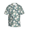 thumbnail image 2 of Fotbe Flower Hawaiian Shirt for Men Unisex Summer Beach Casual Short Sleeve Cotton Linen Button Down Shirts-XX-Large, 2 of 9