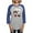 Heather/Blue, variant on CafePress - Cute Kawaii Cat Long Sleeve T Shirt - Womens Baseball Tee