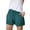 F28 Navy, variant on Likimi Womens Shorts Stretchy Elastic Waist Striped Print Casual Fashionable Sport Summer Shorts Dark Green Size L