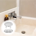 thumbnail image 4 of 18 Pcs Overflow Hole Sink Water Trough Bathroom Basin Accessories Ceramic Plastic, 4 of 6