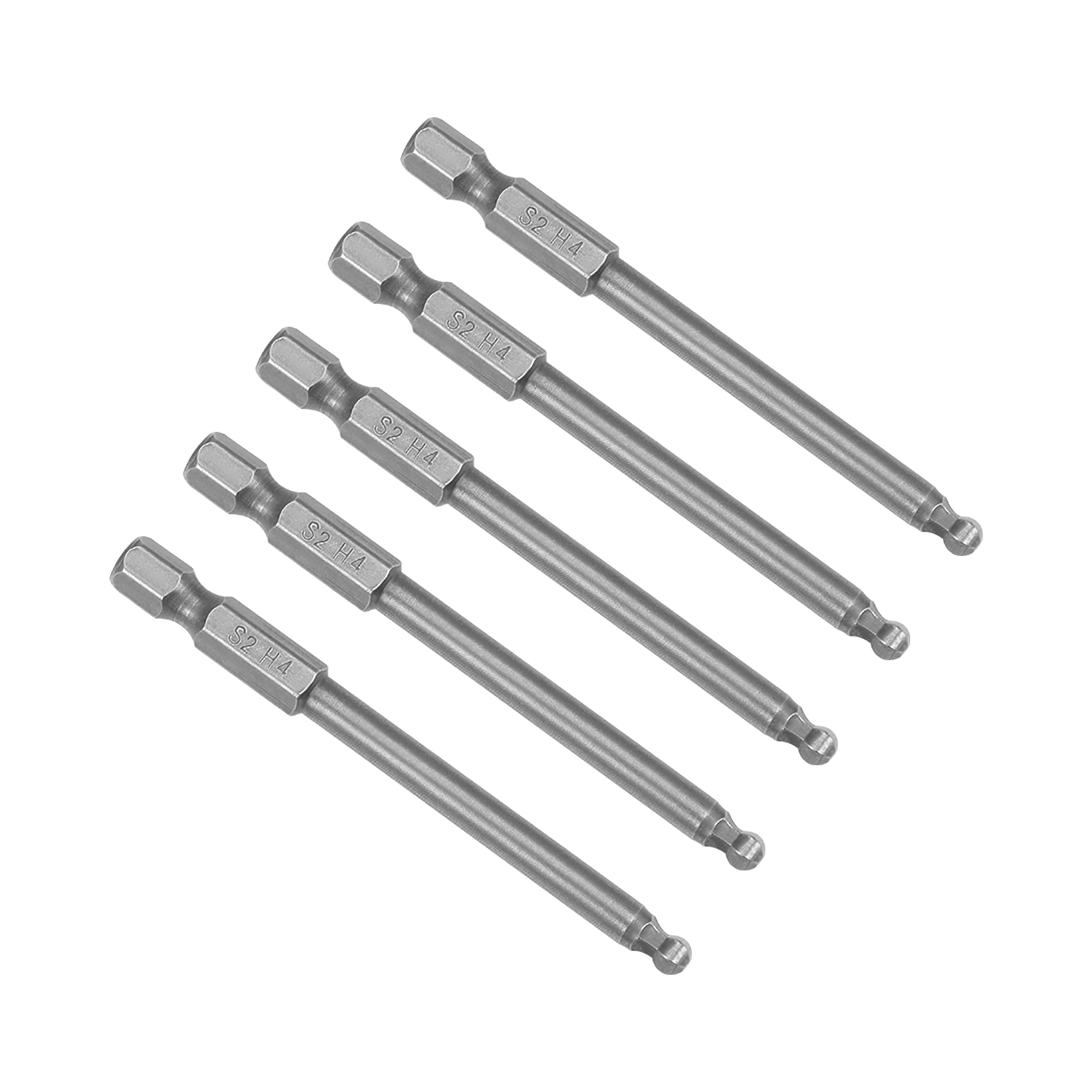 Uxcell 1/4" Hex Shank 2.95" Length H4 Hexagon Ball End