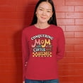 thumbnail image 4 of Conquering Mom Life With Coffee and Wine Women's Long Sleeve T-shirt Trendy Motherhood Parenting Family Soccer Mama #momlife, 4 of 7