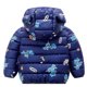 thumbnail image 3 of Gibobby Abrigos de invierno para niños y niñasChaqueta de invierno para bebé a de viento para niña de dibujos animados, abrigo para niño pequeño, abrigo (Marina, 18-24 Meses), 3 of 3
