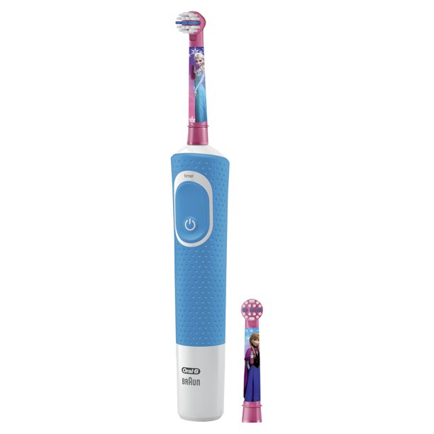 OralB Kids Disney's Frozen Electric Toothbrush with 2 Sensitive Brush