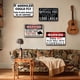 thumbnail image 4 of 4 Uds. Placa Metal Vintage Advertencia Pintura Hierro Rectangular Arte La Pared 30x20cm, 4 of 9
