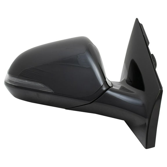 TRQ Passenger Side Mirror Assembly Power Heated Memory Turn Signal Blind Spot Paint to Match Fits 2018-2019 Hyundai Sonata