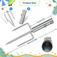 thumbnail image 2 of Parasol stand, Parasol stand with ground anchor, Parasol holder Detachable stand, Multi-applications Metal parasol stand, 2 of 5