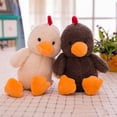 thumbnail image 4 of FELTECHELECTR Muñeco de peluche de pollo de dibujos animados para niños, regalo adorable, 4 of 6