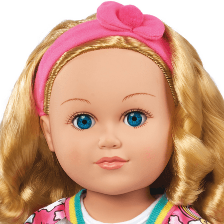 My Life As Poseable Hello Kitty Super Fan 18" Doll, Blonde Hair, Blue Eyes