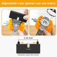 thumbnail image 5 of Watch Case Opener Tool: Watch Battery Replacement Tool Kit for Back Removal and Maintainance with Adjustable Case Opener, 5 of 5