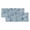 Blue, variant on 2 Pack Valances for Windows, Blue White Starfish Window Valances for Living Room/Bedroom/Bathroom, Coastal Ocean Summer Sea Nautical Light Filtering Kitchen Curtain Valance 42"W x12" L