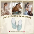 thumbnail image 7 of Lsque Playing Rabbit Pattern Womens Comfort Cotton on Scuff With Memory Foam and Anti-skid Sole Slipper-37/38, 7 of 7