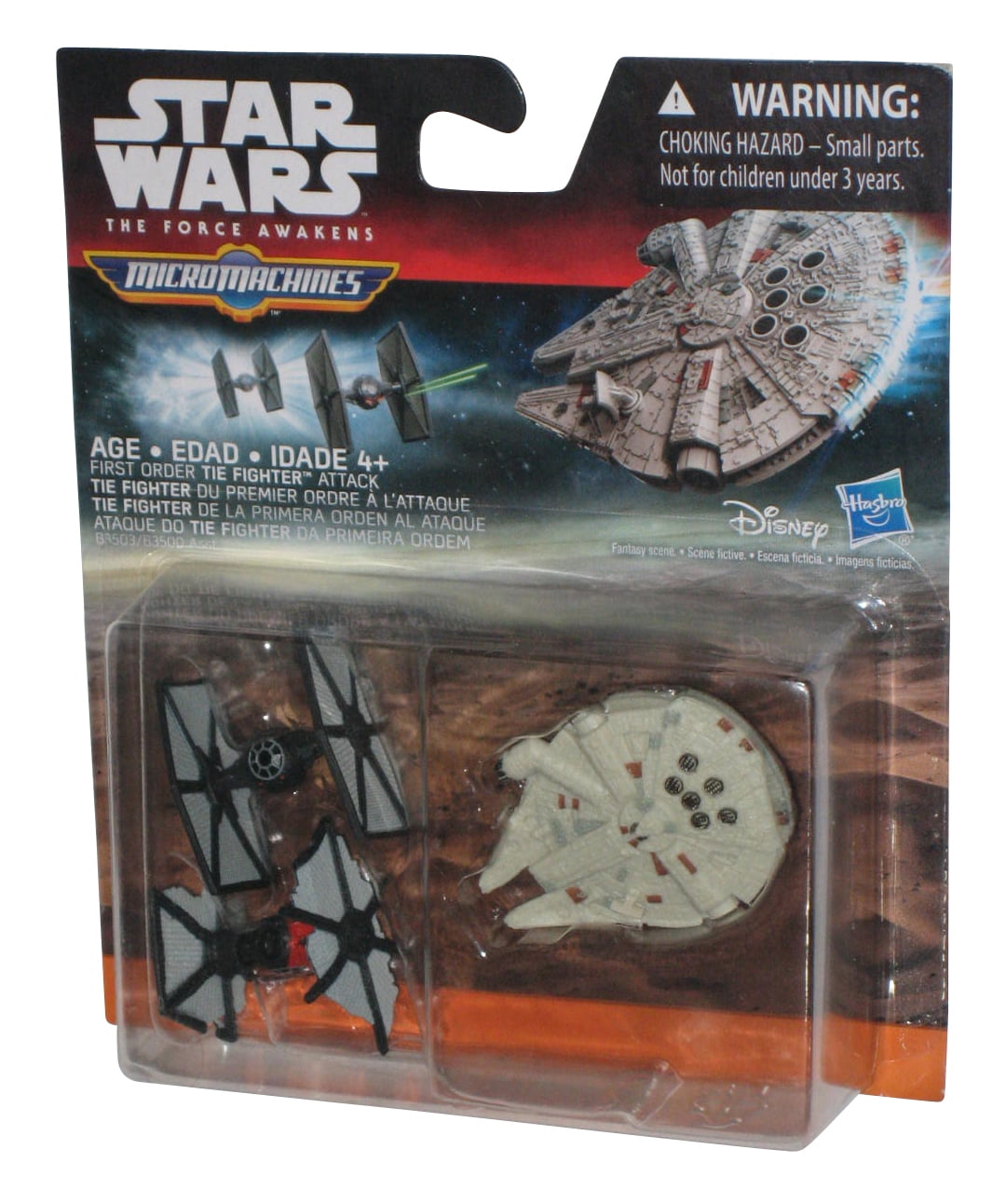 STAR WARS MICRO MACHINES CAKE TOPPER TIE FIGHTER FIRST SPECIAL FORCES TOY 