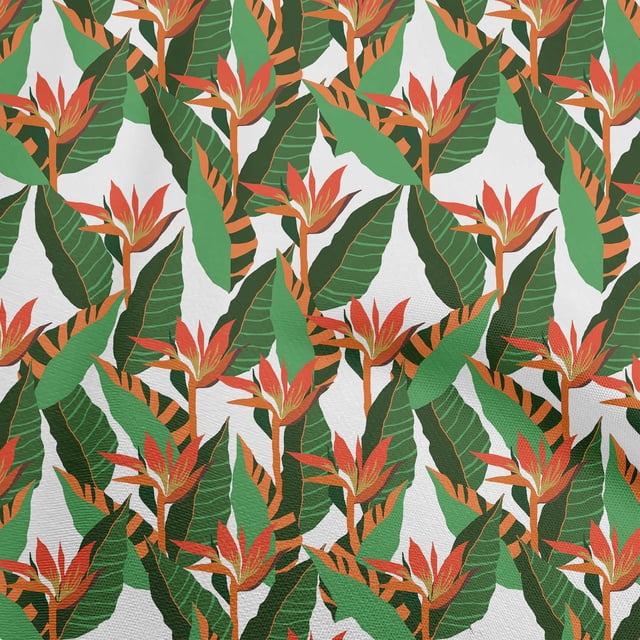 oneOone Silk Tabby Green Fabric Floral Sewing Craft Projects Fabric Prints By Yard 42 Inch Wide