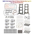 thumbnail image 2 of G6DH 3.3L Engine Rebuild Pistons Gaskets Bearings Kit for Hyundai Kia Sorento, 2 of 14