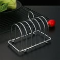 thumbnail image 3 of CIYISON Stainless Steel Toast Bread Rack 6 Slices Bread Loaf Slices Stand with Handle, 3 of 7
