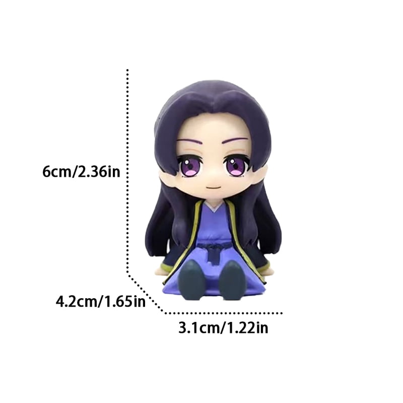 Q Version The Apothecary Diaries Maomao Jinshi Mini Figure Anime Periphery Kawaii Sitting Toys Desktop Car Ornaments Model Gifts