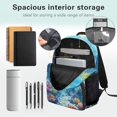 thumbnail image 5 of Pzuqiu Sea Turtle Print Backpack for Kids Ages 6-18 Elementary to High School Students 17 Inch Large Capacity Lightweight Schoolbag with Adjustable Straps Back to School Daily Use, 5 of 7