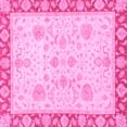 thumbnail image 1 of Ahgly Company Indoor Square Oriental Pink Traditional Area Rugs, 8' Square, 1 of 4