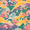 Yellow Floral Wave, variant on Yayeee Kitchen Valance Rod Pocket 54" x 18" Living Room Window Curtain, Beige Floral Wave