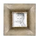 thumbnail image 2 of ArtToFrames 4" x 4" Antique Silver Picture Frame, 4x4 inch Silver Wood Poster Frame (WOM-4944), 2 of 7